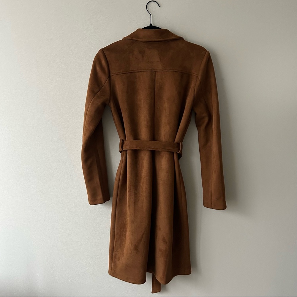 EUC Brown Trench Coat - Picture 2 of 3
